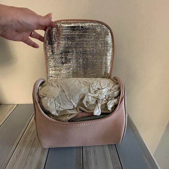 NWT Charming Charlie Insulated Lunch Bag  Drink Bottle Food Container Napkin etc - Picture 5 of 10